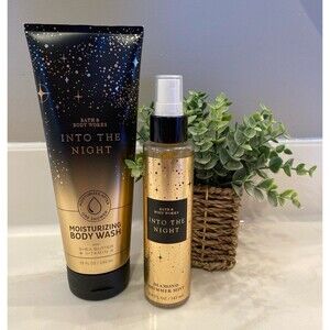 NEW Bath & Body Works  Into the Night  Wash & Diamond Shimmer Mist Fragrance